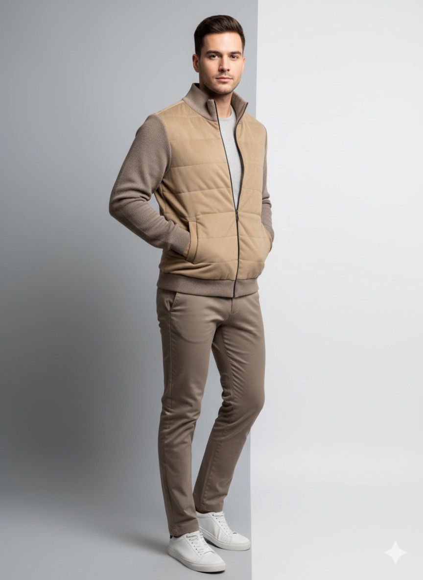 کاپشن سوئیت آستین بافت 3264